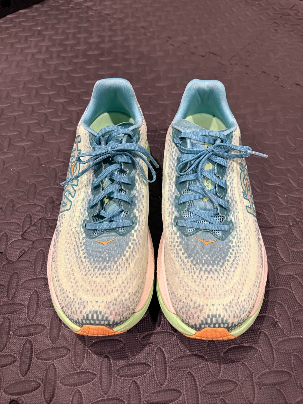 Hoka - Mach X, Men’s Size 8.5 (Green & Blue)